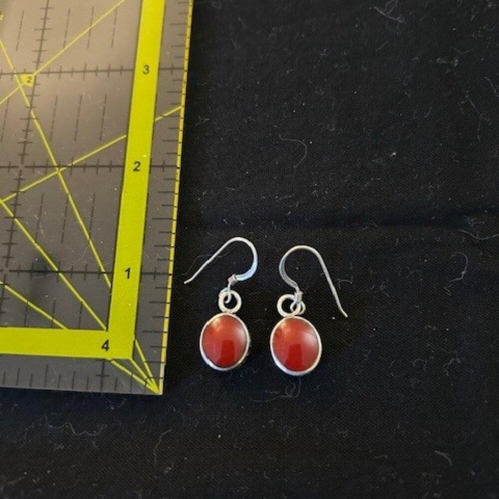 SILPADA Sterling Silver 925 RED Stone Cabochon (Retired)